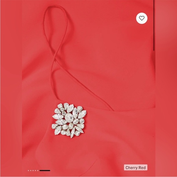 Sachin + Babi Red Maxi Strapless Dress Size 2 New - Picture 7 of 10